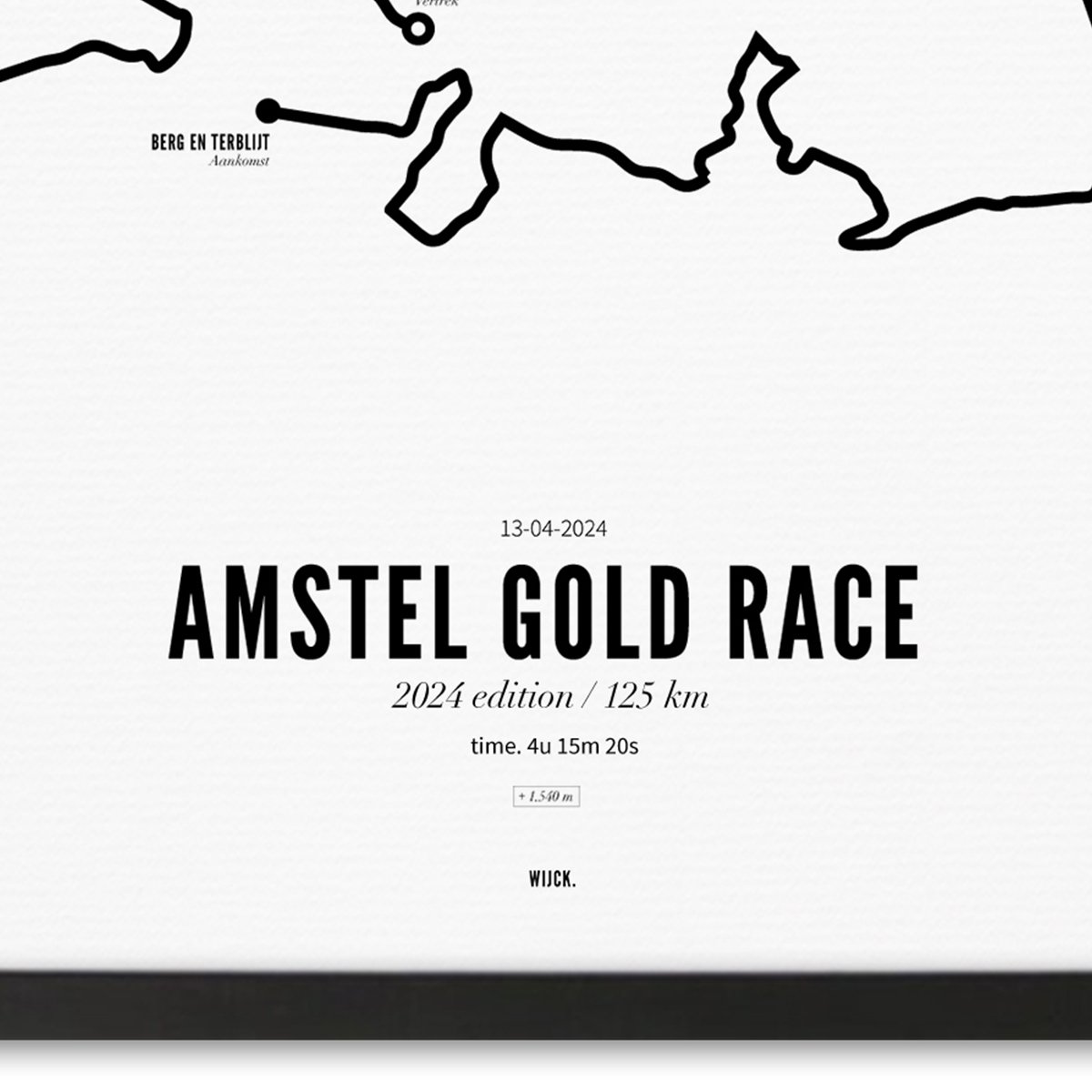 Poster of Amstel Gold Race 2024 - 125km | WIJCK.